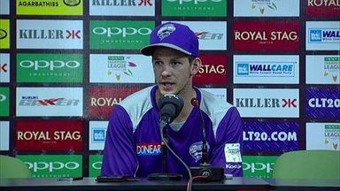 CLT20 2014 M9: HOB vs NK  –   Press Conference – Tim Paine