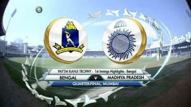 Ranji Trophy 2015-16: Bengal vs MP- 1st Innings Highlights - Bengal