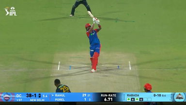 IPL 2025 M60: DC vs GT - KL Rahul Six