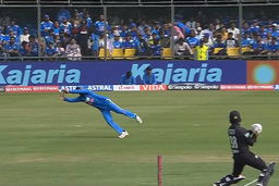 Flying Jadeja almost holds onto a blinder
