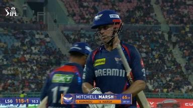 IPL 2025 M61: LSG vs SRH - Mitchell Marsh Wicket