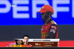 M55: SRH vs MI – Abhishek Sharma Wicket