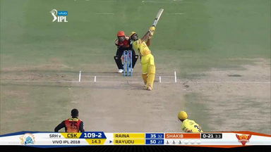 M20: SRH vs CSK –  Ambati Rayudu Six