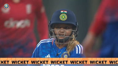 IND-W vs ENG-W 2023, 2ND T20I: Saika Ishaque Wicket