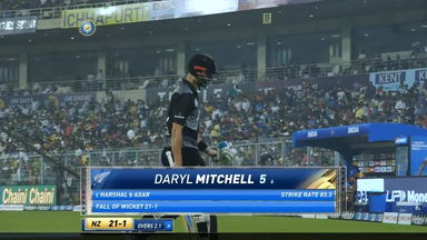 IND vs NZ 2021, 3RD T20I : Daryl Mitchell Wicket