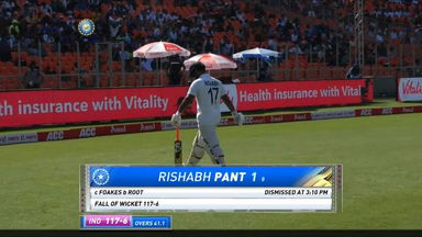 IND vs ENG 2021, 3rd Test, Day 2: Rishabh Pant Wicket