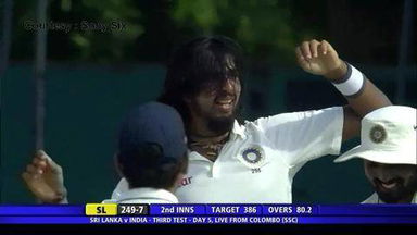 SL vs India, 3rd Test : SL 2nd innings - Mathews wicket