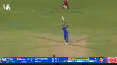 IPL 2025 M69: PBKS vs MI - Hardik Pandya Six