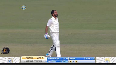 Mandeep Singh stars with an unbeaten 159 against Haryana
