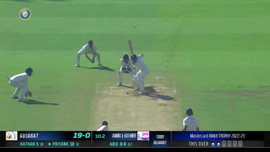 Ranji Trophy  2022/23: Priyank Panchal's solid 52