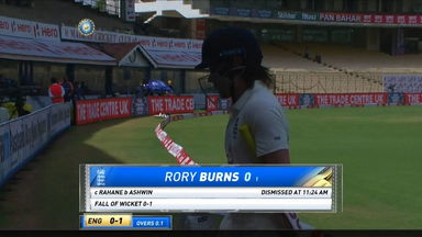 IND vs ENG 2021, 1st Test, Day 4: Rory Burns Wicket