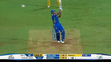 M15: MI vs CSK – Kieron Pollard Six