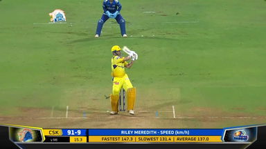 M59: CSK vs MI – MS Dhoni Six