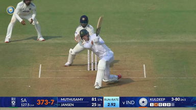 IND vs SA 2025, 2nd Test: Marco Jansen Six