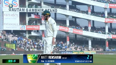 IND vs  AUS 2023, 2ND Test: Matt Renshaw Wicket