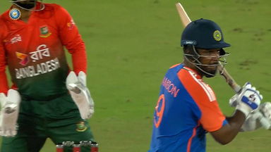 50 up in style: Sanju Samson smashes 4, 4, 6 to bring up his fifty