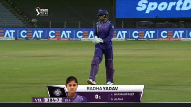 Final: Supernovas vs Velocity – Radha Yadav Wicket