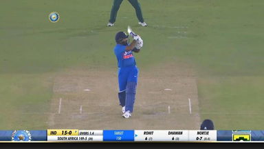 IND vs SA 2019, 2nd T20I: Rohit Sharma Six