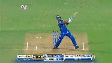 M51: MI vs KKR – Lendl Simmons Six