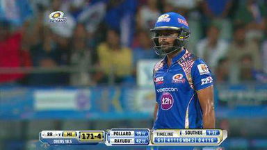 M32: MI vs RR – Ambati Rayudu Six