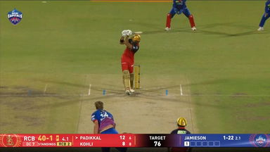 IPL 2026 M39: DC vs RCB - Devdutt Padikkal Six