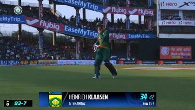 IND vs SA 2022, 3RD ODI: Heinrich Klaasen  Wicket
