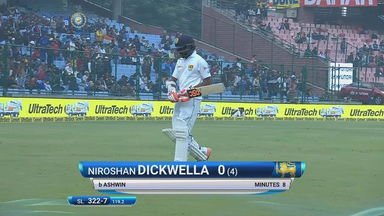 IND vs SL 2017, 3rd Test Day 3: Niroshan Dickwella Wicket