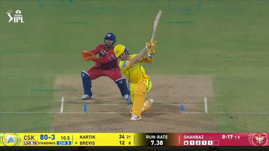 IPL 2026 M59: LSG vs CSK - Dewald Brevis Six