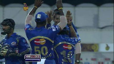 Match 58 KKR vs MI – Bisla's Wicket