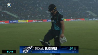 IND vs NZ 2023, 2ND T20I: Michael Bracewell  Wicket
