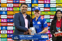ChatGPT Match IQ Award: Match 3, Mumbai Indians vs Delhi Capitals, WPL 2026: Nicola Carey