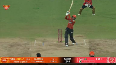 IPL 2025 M27: SRH vs PBKS - Abhishek Sharma Six