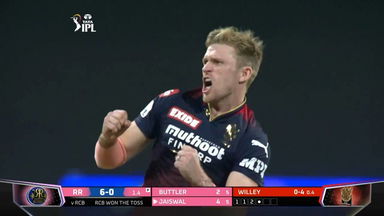M13: RR vs RCB – Fall of Wickets