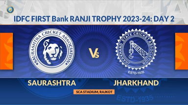 Ranji Trophy  2023/24, Saurashtra vs Jharkhand Day 2: Match Highlights