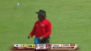 1ST T20I: IND vs WI – Andre Russell Six
