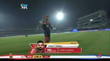 M45: DD vs RCB –  Virat Kohli Wicket