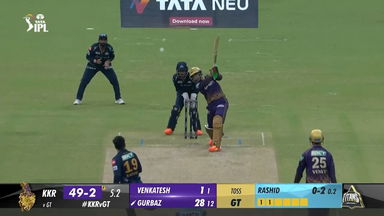 M39: KKR vs GT –  Rahmanullah Gurbaz  Six