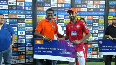 M44: KXIP vs KKR – fbb Stylish player of the match – KL Rahul