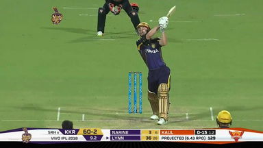 M10: KKR vs SRH – Chris Lynn Six