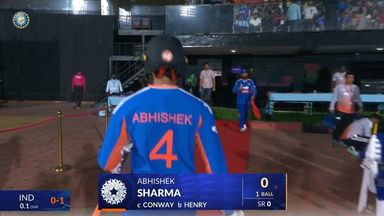 IND vs NZ 2026, 4th T20I: Abhishek Sharma Wicket