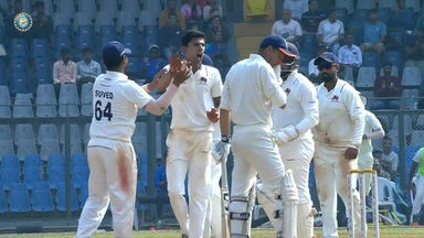Ranji Trophy 2023/24, Mumbai vs Uttar Pradesh: Uttar Pradesh 2nd Innings Fall of Wickets