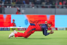 Right on the rope! Georgia Voll with a fine catch