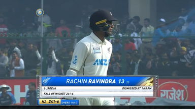 IND vs NZ 2021, 1st Test, Day 3: Rachin Ravindra Wicket