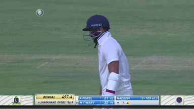 Manoj Tiwary's unbeaten fifty on Day 2