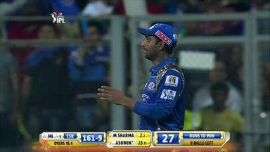 M57: CSK vs MI – Ravichandran Ashwin Wicket