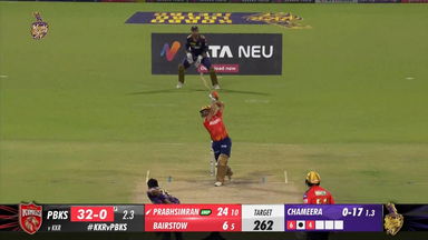 M42: KKR vs PBKS – Prabhsimran Singh Six