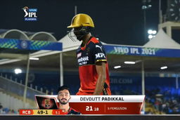Eliminator: RCB vs KKR – Devdutt Padikkal Wicket