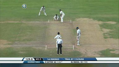 Ranji Trophy Finals 2013-14 - G Satish's 117
