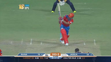 M23: KKR vs GL – Suresh Raina Six
