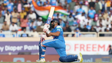 Rohit Sharma on the charge: Smashes 6 & 6 off Subrayen